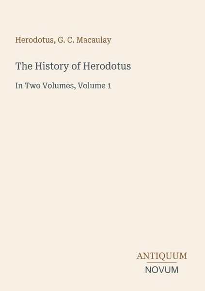 Produktbild: The History of Herodotus