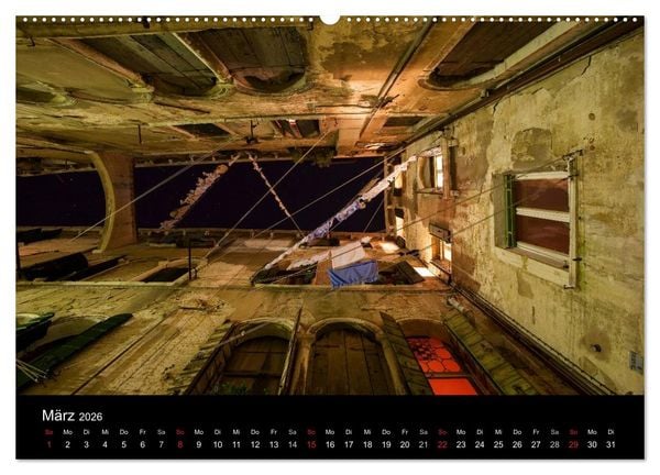 Produktbild: Venedig bei Nacht (Wandkalender 2026 DIN A2 quer), CALVENDO Monatskalender