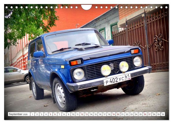 Produktbild: LADA NIVA - 4x4 aus der UdSSR (Wandkalender 2026 DIN A4 quer), CALVENDO Monatskalender