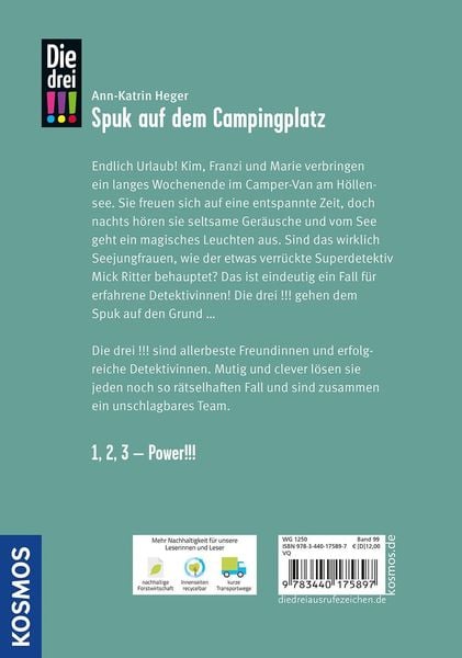 Produktbild: Die drei !!!, 99, Spuk auf dem Campingplatz