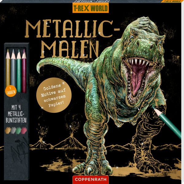 Produktbild: Metallic-Malen (mit Metallic-Buntstiften) - T-Rex World