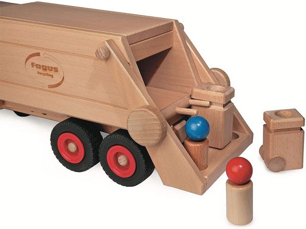 Produktbild: Fagus 10.66 - M&uuml;llkipper, M&uuml;llauto, Holzspielzeug