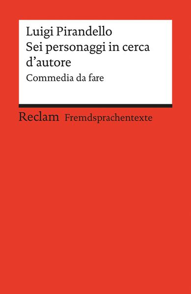 Produktbild: Sei personaggi in cerca d'autore