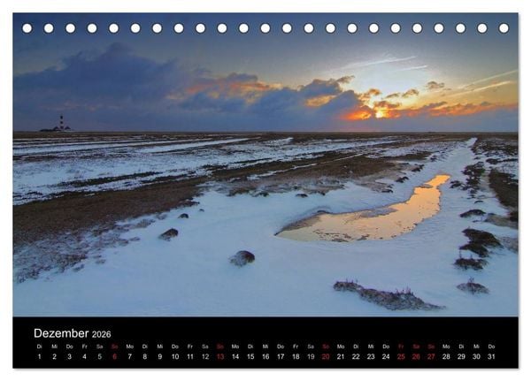 Produktbild: St. Peter-Ording (Tischkalender 2026 DIN A5 quer), CALVENDO Monatskalender