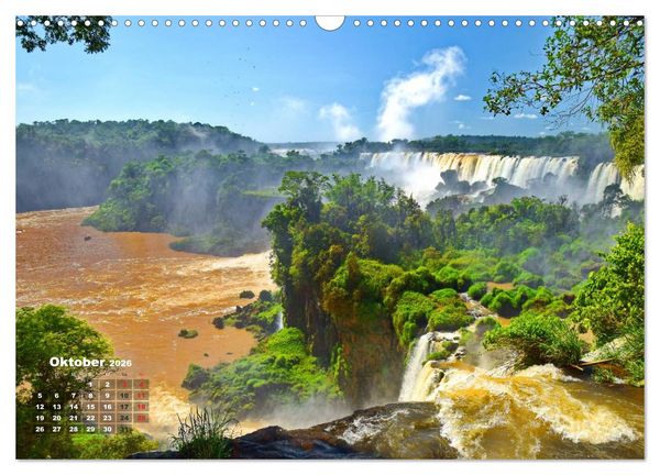 Produktbild: Argentinien. Die Iguaz&uacute;-Wasserf&auml;lle (Wandkalender 2026 DIN A3 quer), CALVENDO Monatskalender