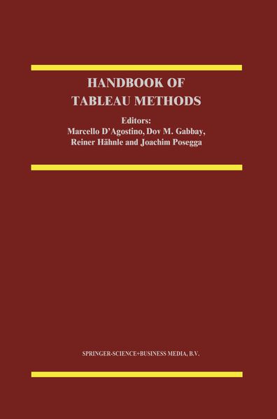 Produktbild: Handbook of Tableau Methods