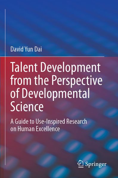 Produktbild: Talent Development from the Perspective of Developmental Science