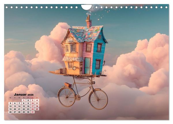 Produktbild: Ein Zuhause ist kein Winkelma&szlig;, sondern ein Gef&uuml;hl (Wandkalender 2026 DIN A4 quer), CALVENDO Monatskalender