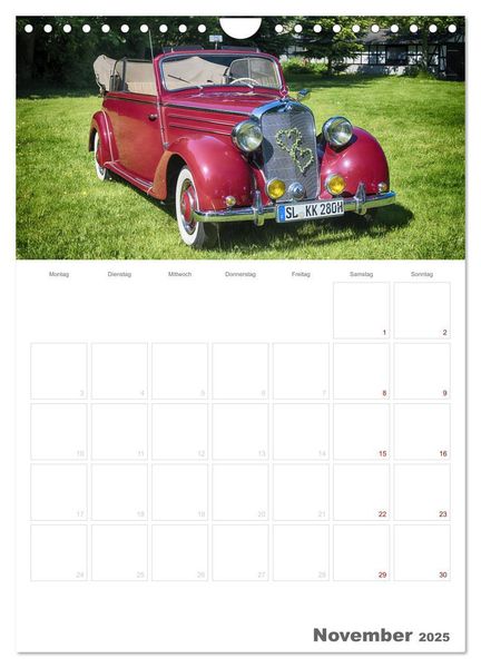 Produktbild: Mercedes Benz 170 SCB (Wandkalender 2025 DIN A4 hoch), CALVENDO Monatskalender