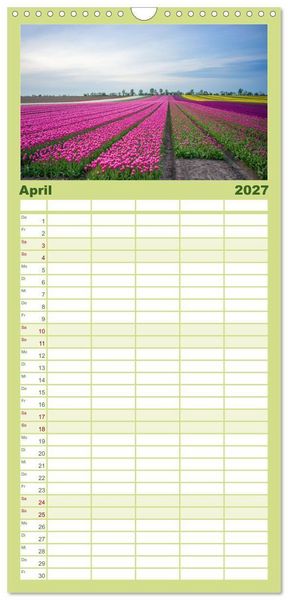 Produktbild: Familienplaner 2027 - Sachsen-Anhalt - Eine Sch&ouml;nheit in der Mitte Deutschlands mit 5 Spalten (Wandkalender, 21 x 45 cm) CALVENDO