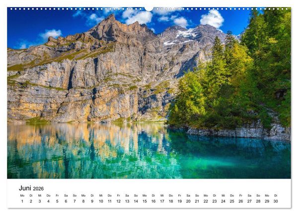 Produktbild: Wunderwelt Schweiz (Wandkalender 2026 DIN A2 quer), CALVENDO Monatskalender
