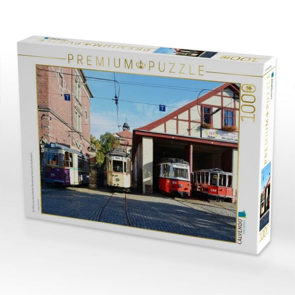 Produktbild: CALVENDO Puzzle Ein Motiv aus dem Kalender Naumburgs historische Stra&szlig;enbahn | 1000 Teile Lege-Gr&ouml;&szlig;e 64x48cm Foto-Puzzle f&uuml;r gl&uuml;ckliche Stunden