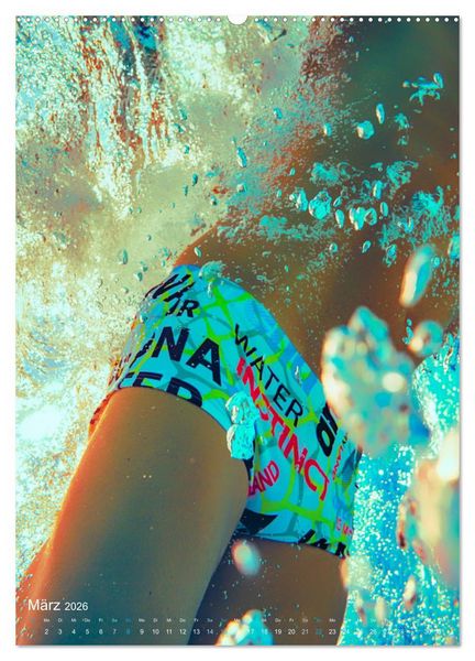 Produktbild: SWIMPOPLOVE (Wandkalender 2026 DIN A2 hoch), CALVENDO Monatskalender