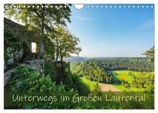 Unterwegs im Großen Lautertal (Wandkalender 2026 DIN A4 quer), CALVENDO Monatskalender