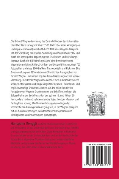 Produktbild: Die Richard Wagner-Sammlung der Zentralbibliothek der Universit&auml;tsbibliothek Bern