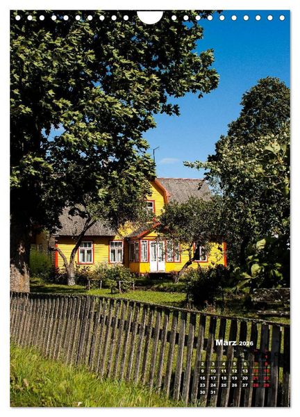 Produktbild: Baltische Staaten - Ihre kulturlandschaftlichen Reicht&uuml;mer (Wandkalender 2026 DIN A4 hoch), CALVENDO Monatskalender