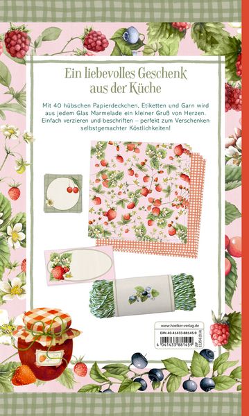 Produktbild: Marmeladen-Deko-Set - Cottage Garden