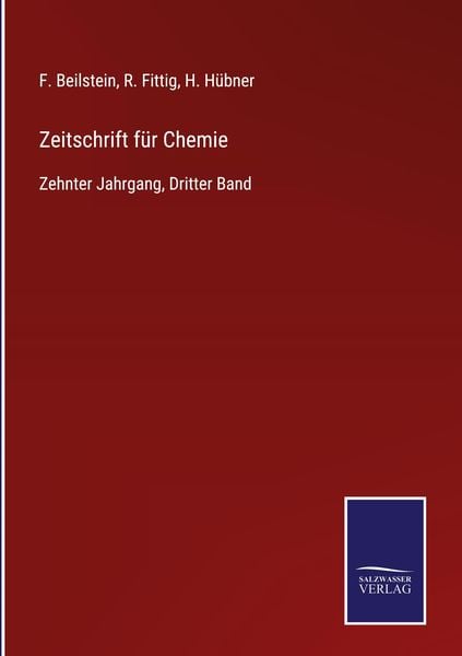Zeitschrift für Chemie, Gebundene Ausgabe von , BoD - Books on Demand, 9783752539493