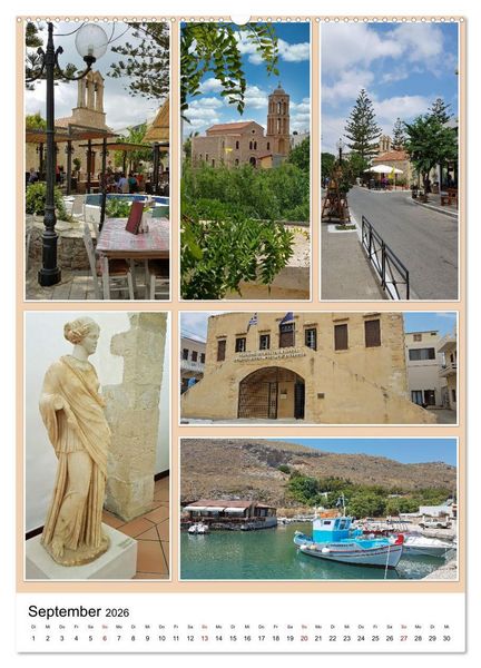 Produktbild: Kreta - Historische St&auml;dte und Bilderbuchd&ouml;rfer (Wandkalender 2026 DIN A2 hoch), CALVENDO Monatskalender