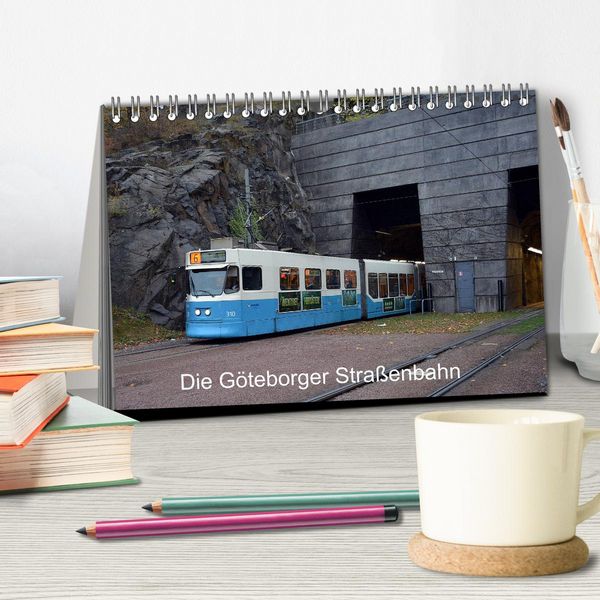 Produktbild: Die G&ouml;teborger Stra&szlig;enbahn (Tischkalender 2026 DIN A5 quer), CALVENDO Monatskalender