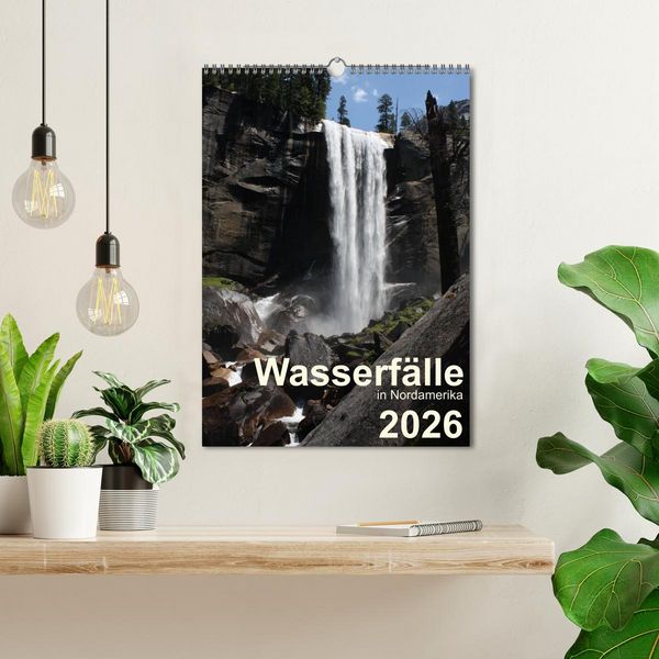 Produktbild: Wasserf&auml;lle in Nordamerika 2026 (Wandkalender 2026 DIN A3 hoch), CALVENDO Monatskalender