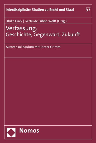Produktbild: Verfassung: Geschichte, Gegenwart, Zukunft