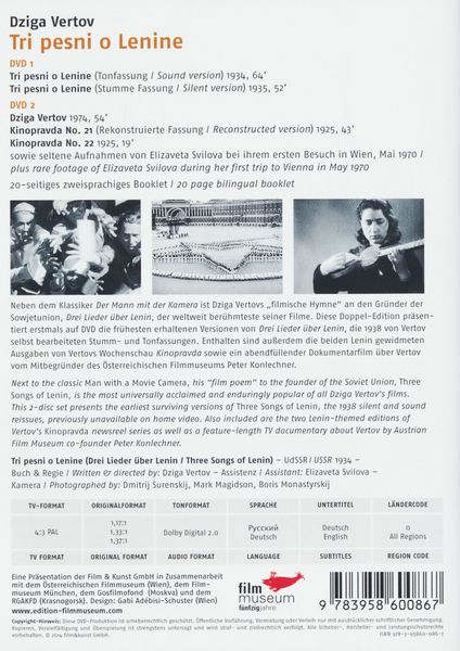 Produktbild: Tri Pesni o Lenine [2 DVDs]