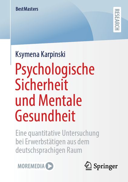 Produktbild: Psychologische Sicherheit und Mentale Gesundheit