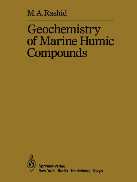 Produktbild: Geochemistry of Marine Humic Compounds