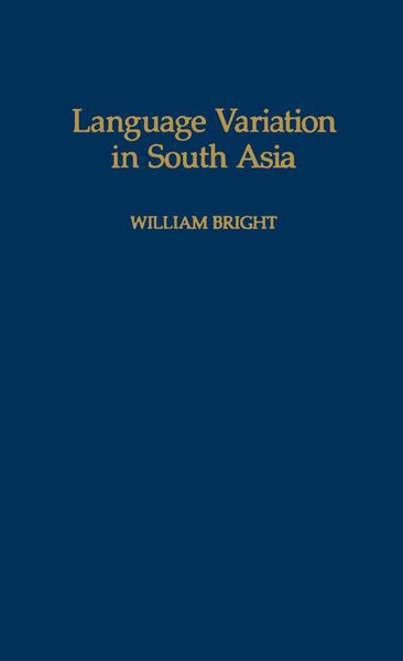 Produktbild: Language Variation in South Asia