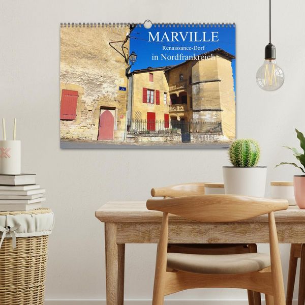 Produktbild: Marville - Renaissance-Dorf in Nordfrankreich (Wandkalender 2026 DIN A3 quer), CALVENDO Monatskalender