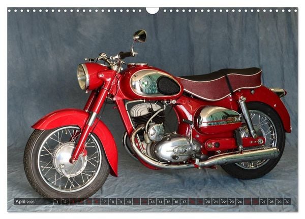 Produktbild: Puch 250 SGS Motorrad - Oldie aus &Ouml;sterreich (Wandkalender 2026 DIN A3 quer), CALVENDO Monatskalender
