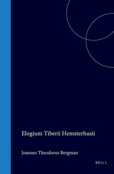 Produktbild: Elogium Tiberii Hemsterhusii / Vita Davidis Ruhnkenii / Auctore Daniele Wyttenbachio