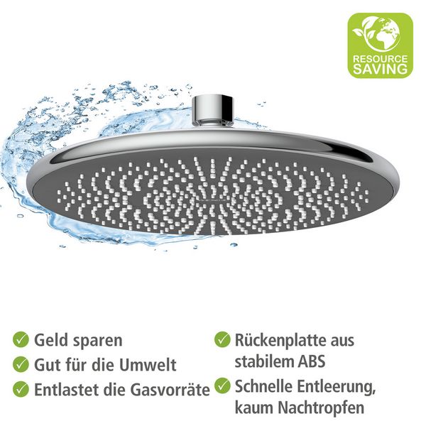 Produktbild: Regenduschkopf Watersaving, &Oslash; 22,5 cm