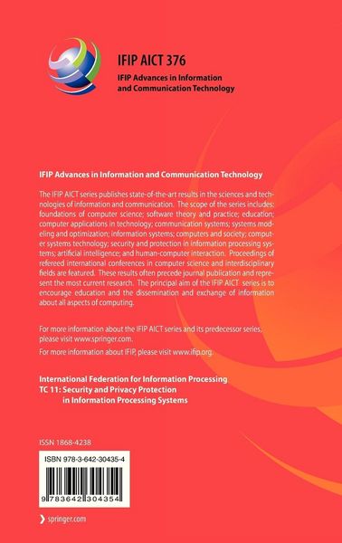 Produktbild: Information Security and Privacy Research