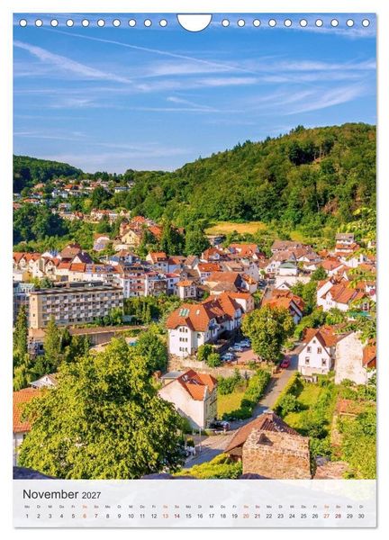 Produktbild: Lindenfels im Odenwald (Wandkalender 2027 DIN A4 hoch), CALVENDO Monatskalender