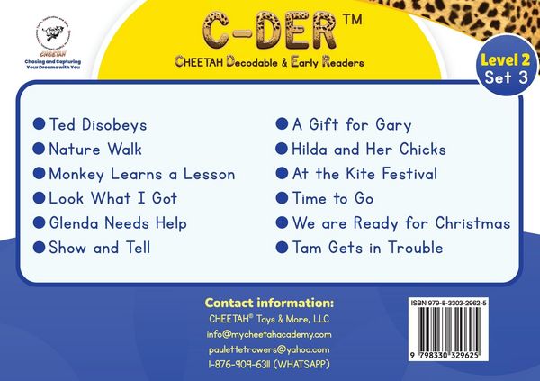 Produktbild: CDER (CHEETAH Decodable Early Readers), Set 3, Book 20, Look What I Got!