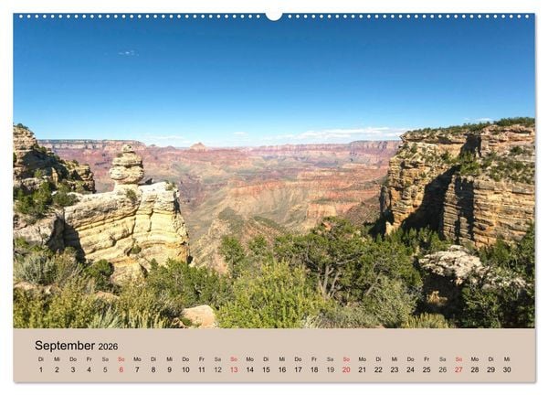 Produktbild: Faszination USA - traumhafter S&uuml;dwesten (hochwertiger Premium Wandkalender 2026 DIN A2 quer), Kunstdruck in Hochglanz