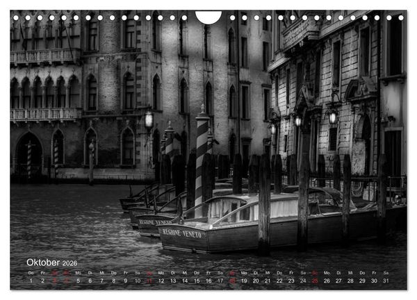 Produktbild: Venedig - Licht und Schatten (Wandkalender 2026 DIN A4 quer), CALVENDO Monatskalender