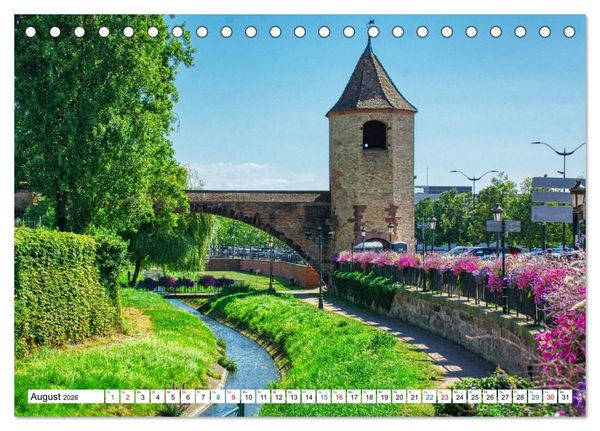 Produktbild: Haguenau - eine Perle im Nordelsass (Tischkalender 2026 DIN A5 quer), CALVENDO Monatskalender