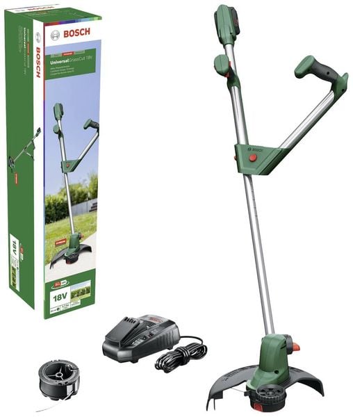 Bosch Home and Garden UniversalGrassCut 18V-26 Akku Rasentrimmer inkl. Akku 18 V 2.5 Ah Schnittbreite (max.): 26 mm