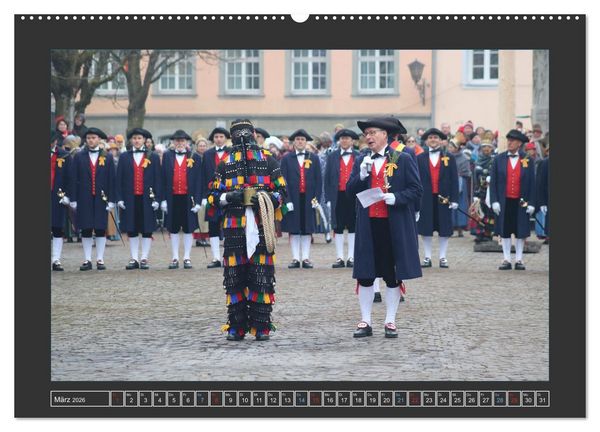 Produktbild: Narrentag Viererbund 2026 (Wandkalender 2026 DIN A2 quer), CALVENDO Monatskalender