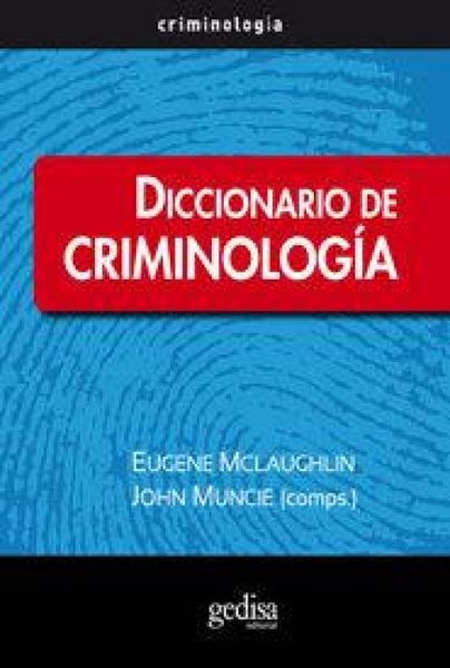 Produktbild: Diccionario de criminolog&iacute;a