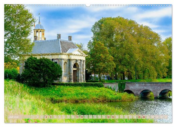 Produktbild: Ein Blick auf Enkhuizen in Holland (hochwertiger Premium Wandkalender 2026 DIN A2 quer), Kunstdruck in Hochglanz