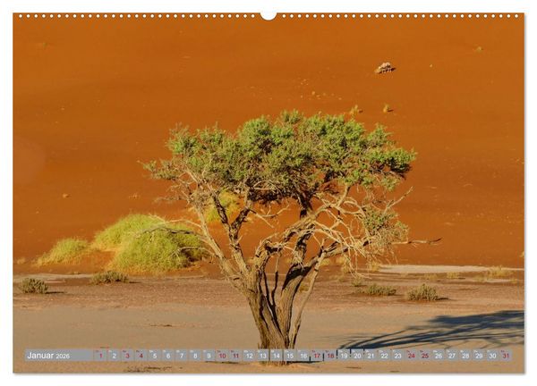 Produktbild: Namibia &ndash; Auf dem Weg ins Sossusvlei (hochwertiger Premium Wandkalender 2026 DIN A2 quer), Kunstdruck in Hochglanz