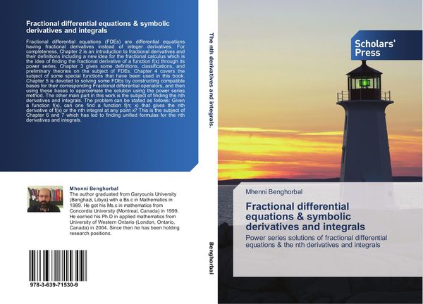 Produktbild: Fractional differential equations & symbolic derivatives and integrals