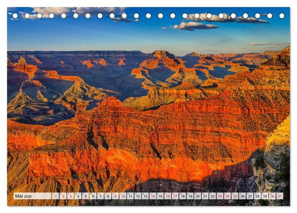 Produktbild: Sehnsuchts Landschaften im Amerikanischen Westen (Tischkalender 2026 DIN A5 quer), CALVENDO Monatskalender
