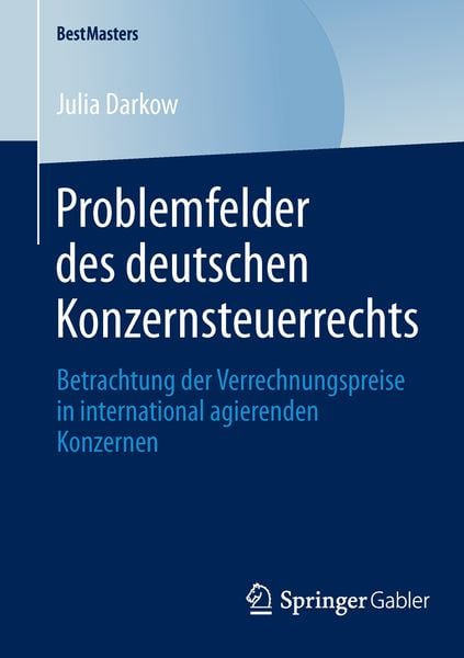 Produktbild: Problemfelder des deutschen Konzernsteuerrechts