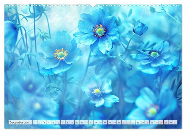 Produktbild: Etherial flowers (Wall Calendar 2026 DIN A2 landscape), CALVENDO 12 Month Wall Calendar