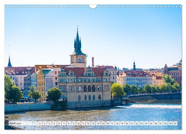 Produktbild: Historisches Prag (Wandkalender 2026 DIN A3 quer), CALVENDO Monatskalender